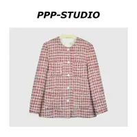 『PP-STUDIO』冬季新款时尚气质百搭设计款小香风羽绒服*20253230