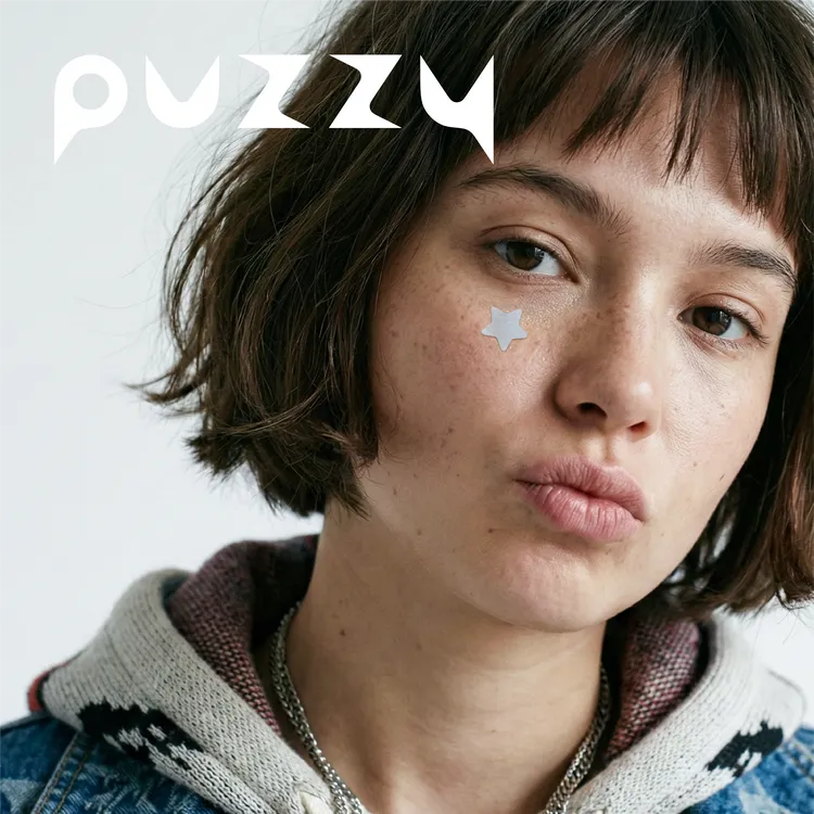 Puzzy痘痘贴32粒/盒银色星星遮瑕消痘修复可上妆痘痘贴