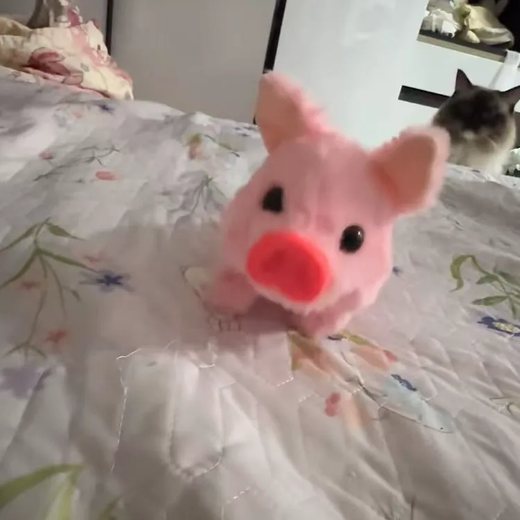 小香猪呼呼玩偶电动猪猪会走会叫毛绒玩具鼻子会动仿真可爱小玩偶