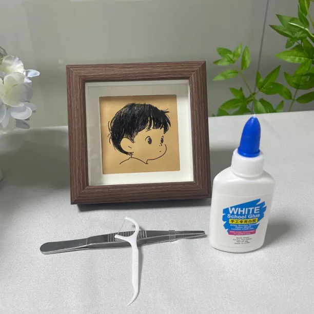 宝宝立体相框胎发桌面摆件创意diy胎毛纪念品自制摆台婴儿纪念品