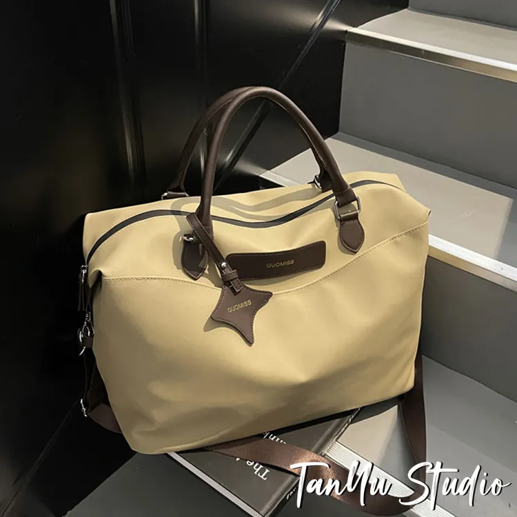 探屿旅行包女士新款大容量轻便防水旅游包牛津布手提包短途行李包