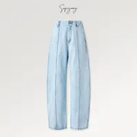 SIQIYOUNG【Maggie精选】BANANA结构磨边牛仔裤