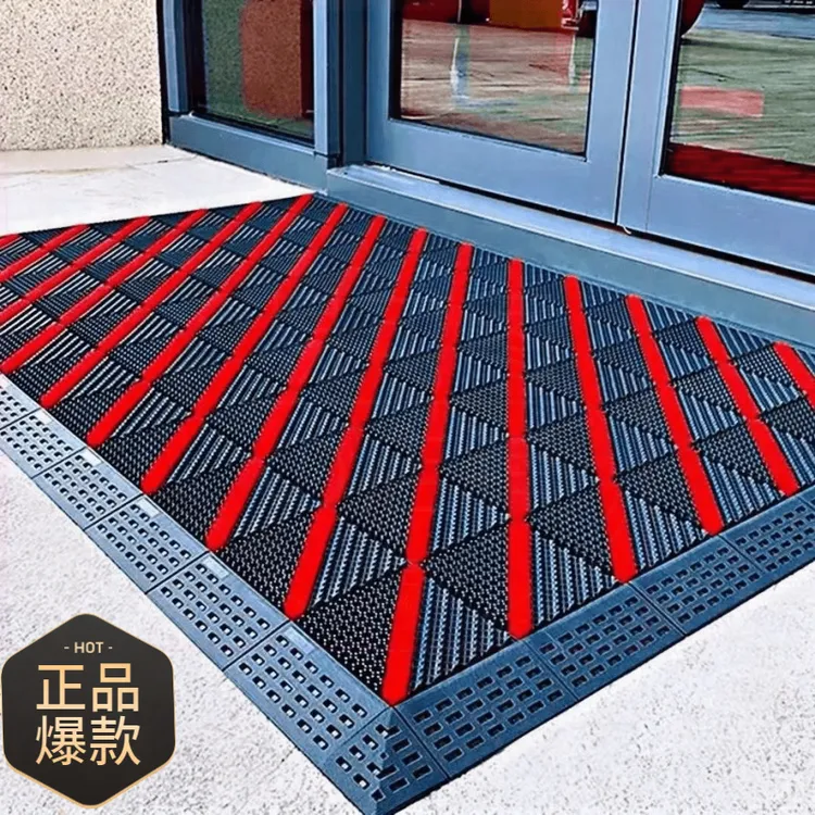 三合一地垫入户门地垫塑料酒店室外防滑垫商用除尘商场大门口垫