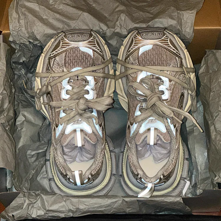 官方正版巴黎3xl九代老爹鞋2025新款透气厚底莆田运动休闲男款女