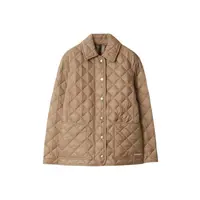 未使用 BURBERRY/博柏利 翻领格纹夹克外套 女款 