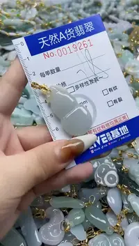 【闪购商品】翡翠颈饰未镶嵌天然A货翡翠