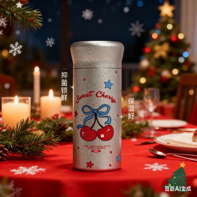 小茶日记璀璨流光钛杯保温杯女士便携小巧学生户外儿童保温杯