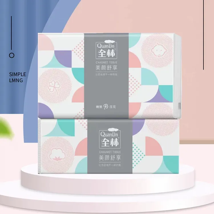 全林抽纸美颜420  84抽五层加大加厚 亲肤柔软母婴适用家庭装