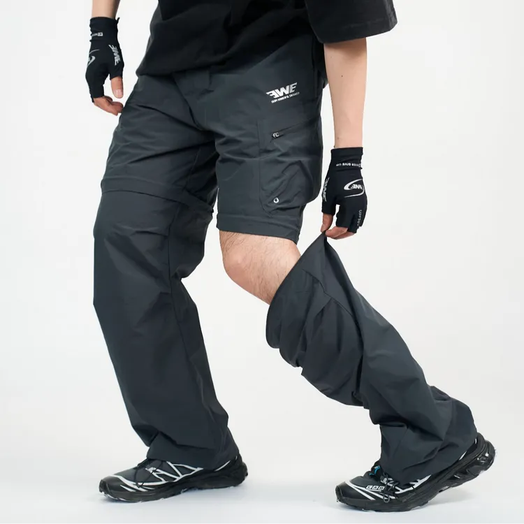 EWE25新款拆卸工装裤速干百搭可拆卸户外轻量化百搭运动工装裤