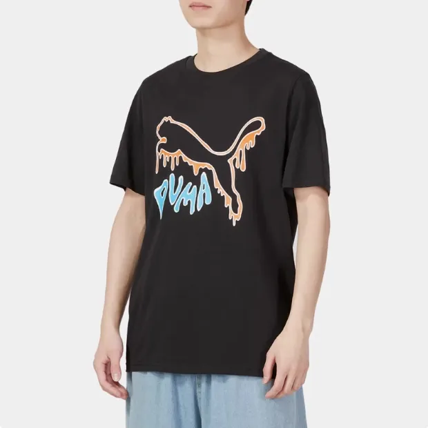 PUMA/彪马正品夏季新款男子圆领短袖休闲T恤上衣 622554-01