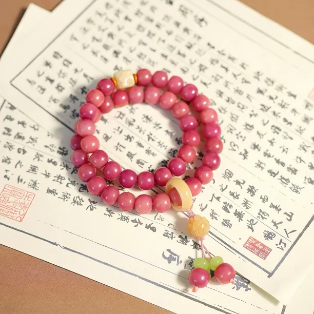 【樱桃红】菩提根双圈手持