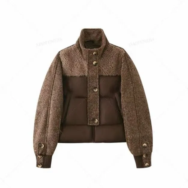 2025年立领拼接设计款羽绒服 2018