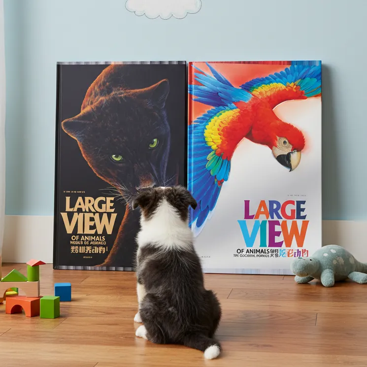 动物地板大书炫彩世界动物百科绘本儿童绘本儿童早教启蒙新年礼物