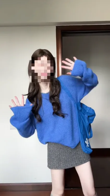 简约休闲风套装2025秋冬新款长袖针织上衣毛衣包臀短裙两件套女装