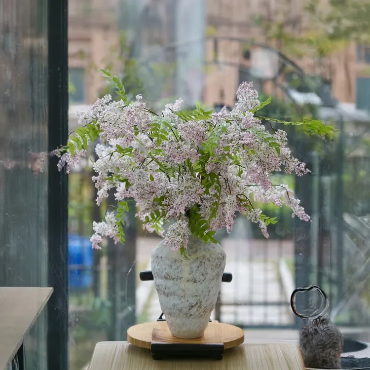 槐蕊仿真花假花摆设高级感逼真轻奢高端民宿客厅前台装饰花艺摆件