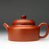 原矿24目生砂朱泥大红袍  全手工制作 德钟壶