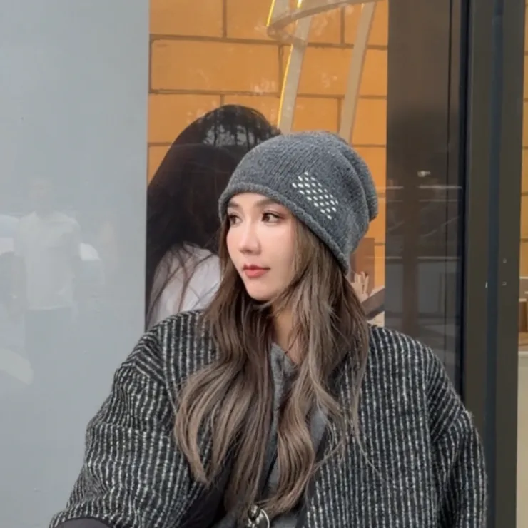 AMAZING IN | 羊毛混纺 | 秋冬保暖针织帽 A251024-AI5ADHTJT2082