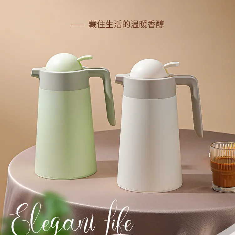 NERVISHI/乐唯诗乐韵保温壶 按压款 1000ml大容量冬季水壶 