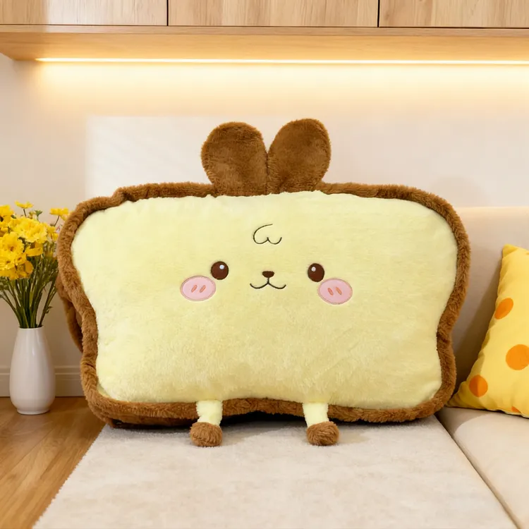 吐司系列动物靠枕抱枕可夹腿床头靠垫睡觉用毛绒玩具玩偶
