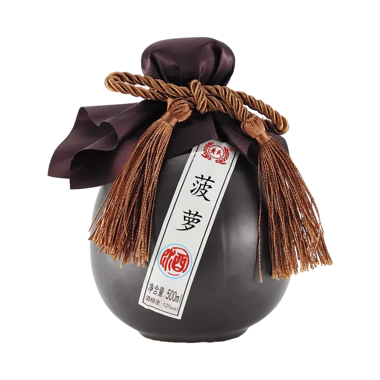 【微醺】黄氏酒厂古风黑坛500ml系列花果酒