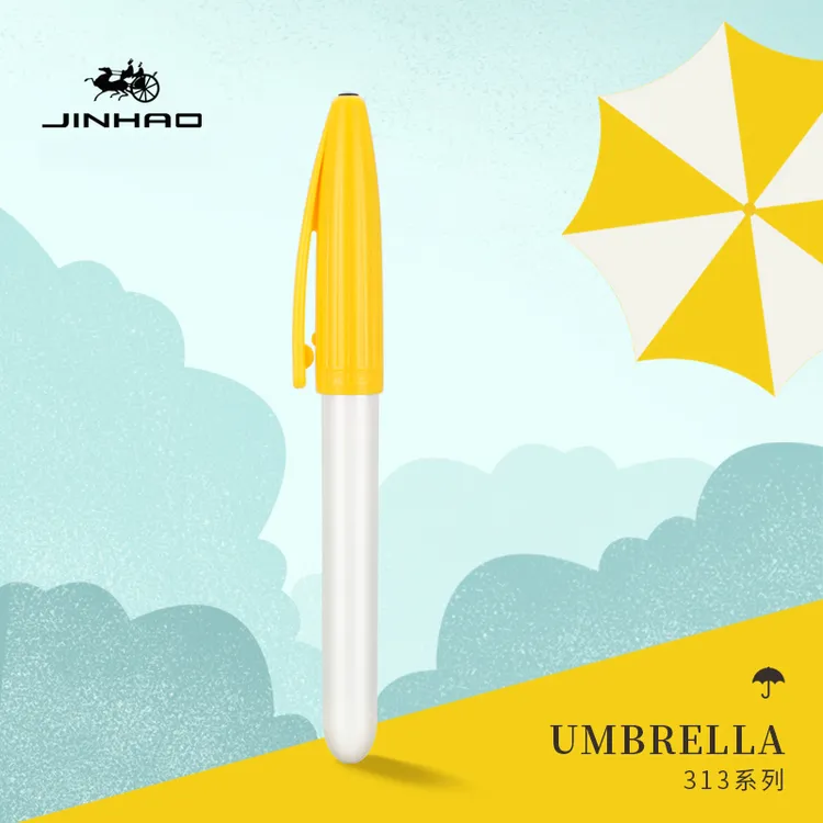 金豪钢笔313伞笔高档学生成人练字专用正姿小学生三年级可换墨囊