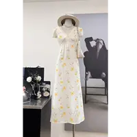 【黄玫瑰】高定轻奢连衣裙-52375