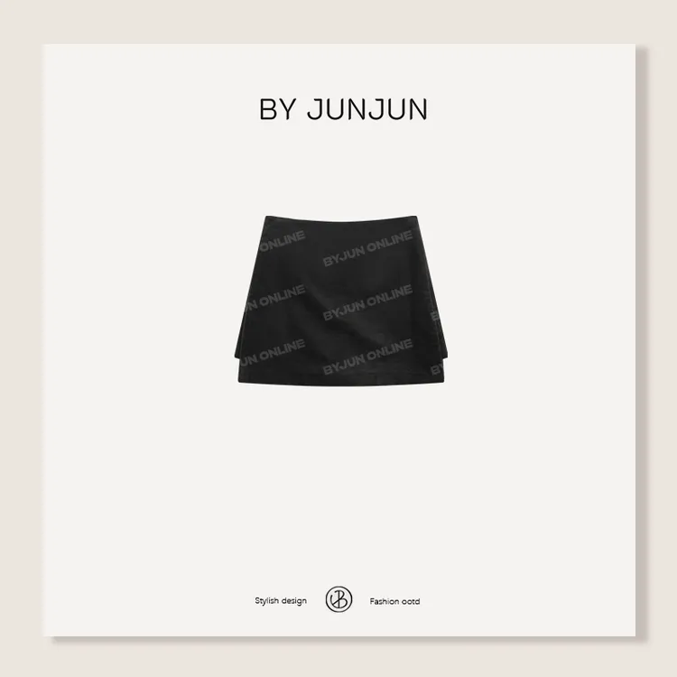 ByJunjun冬季露丝 细条绒显腿长短裙百搭显瘦半身裙