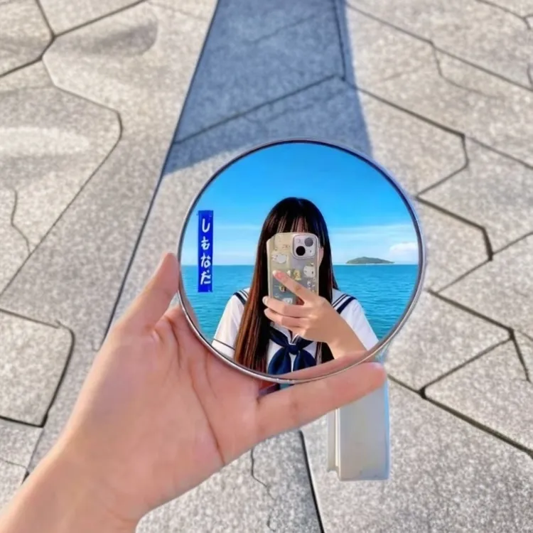 反光镜高透镜面便携旅游拍照好物小红书同款拍照打卡旅行凸透镜