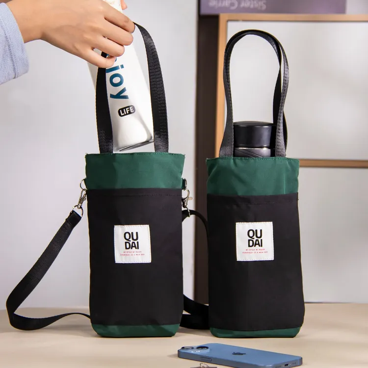 户外水杯袋出游解放双手外出防水装雨伞焖烧杯水杯手拎包通勤上班