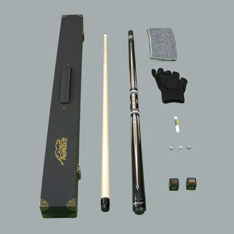 美洲豹龙泉法杖同款分体枫木台球杆九球大头黑八中头手工桌球杆