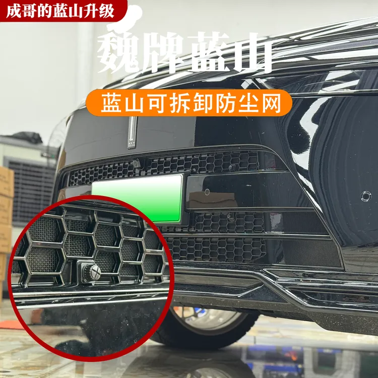 魏牌蓝山专用一体式卡扣防虫网中网防尘保护罩改装汽车用品配件