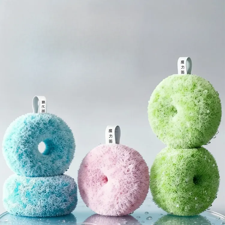 【专享】甜甜圈清洁球浴室水池台面清洁刷去水垢魔力擦个护家清