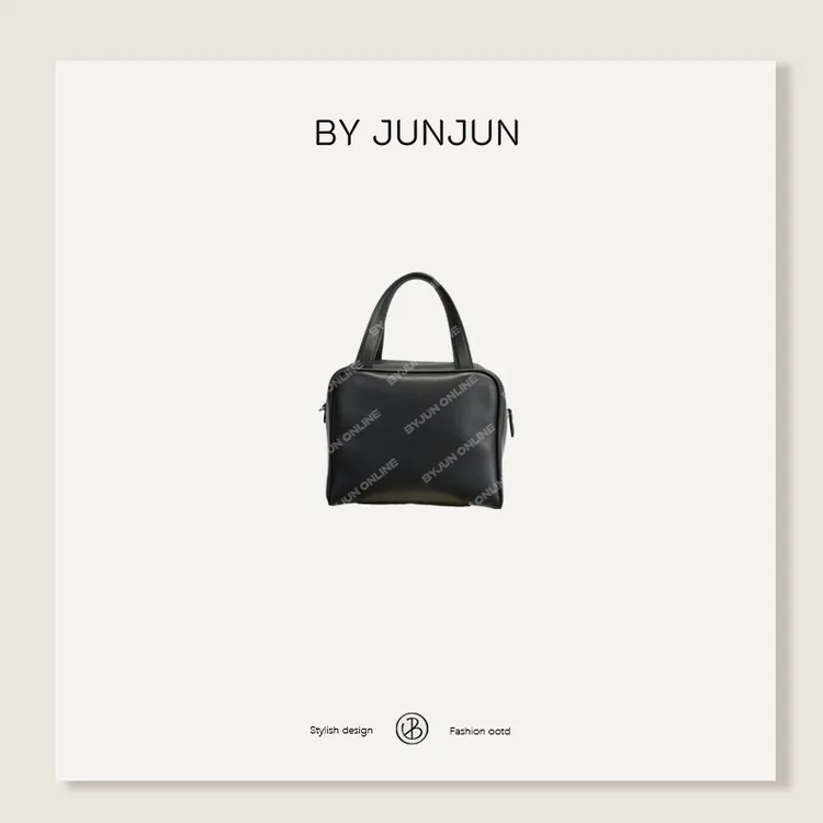 ByJunjun珺珺高级定制欧美风羊皮手提小方包C25X1416