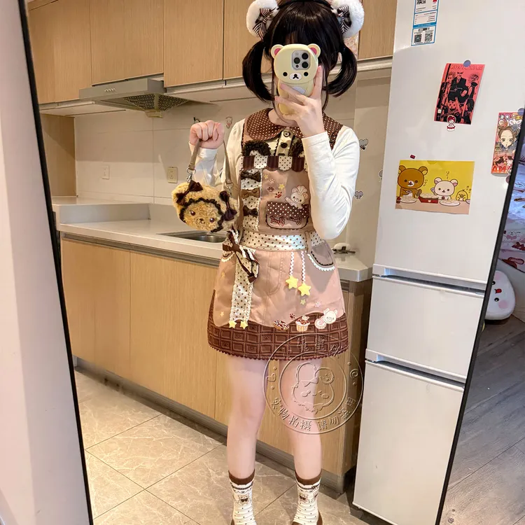 【小兔星球】套装打底长袖娃娃领内搭女儿服原创Lolita初秋软妹可爱