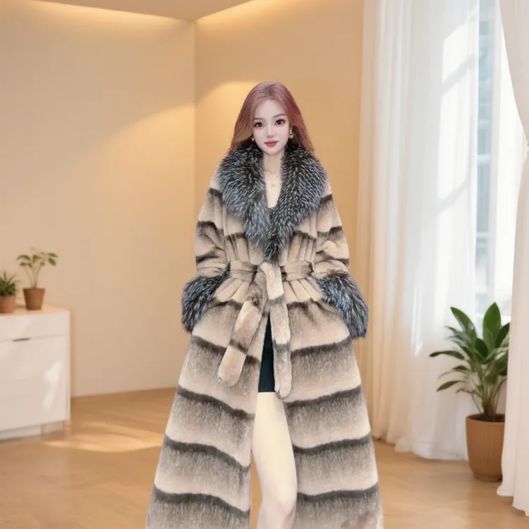 【浣晚影眉苏】26年冬季新款气质显瘦走秀网红款毛毛外套