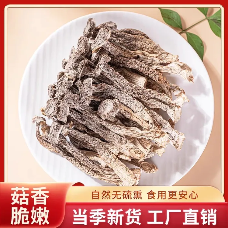 高山无硫无熏鹿茸菇干货脆嫩鲜香可凉拌炒肉煲汤的农家特产