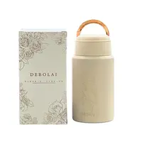素描花图案米色750ml焖烧杯焖茶杯不挑