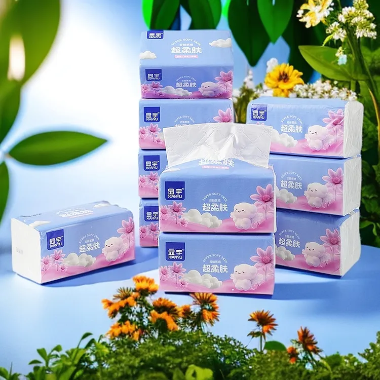 抽纸整箱批发家用实惠装餐巾纸抽拉式卫生纸亲肤新生儿可湿水纸巾