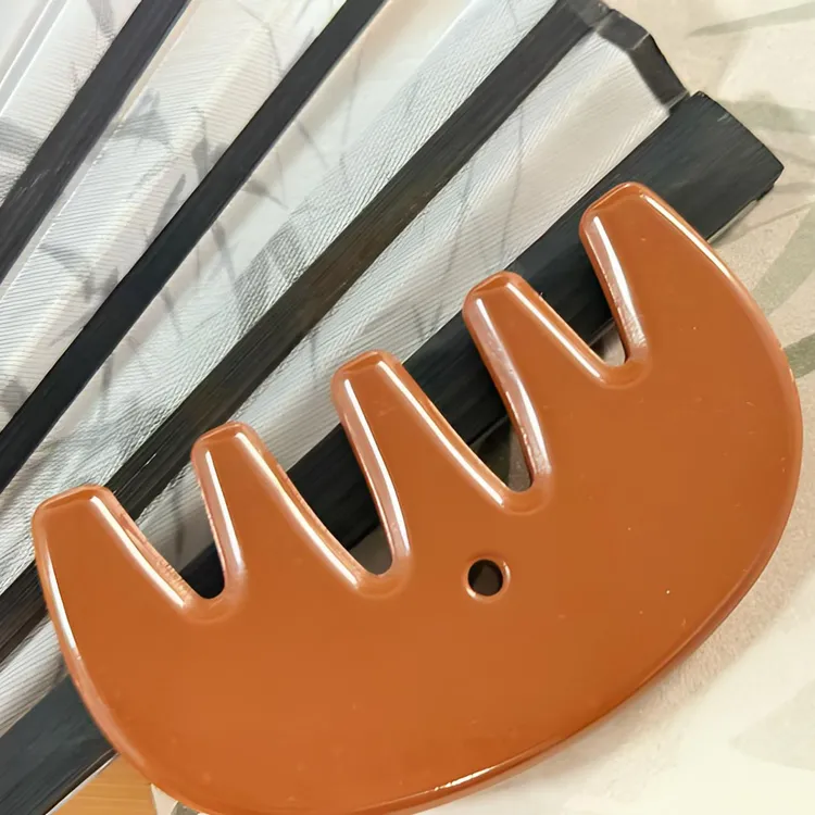 【新店福利】托玛琳电气石头部经络疏通头疗按摩梳工具