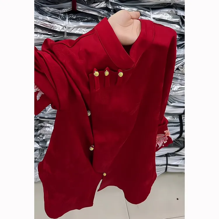 新年红氛围感马年女韩版秋冬宽松百搭显瘦时尚奖励甜美百搭上衣