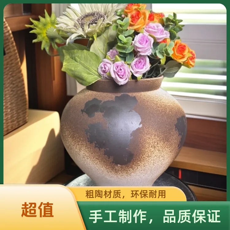 景德镇陶瓷花盆花器口径14高度26打孔备注