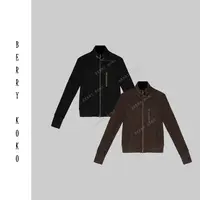 【MISSKO】秋冬高品质洗水高弹保暖显瘦百搭立领卫衣时尚外套 W52