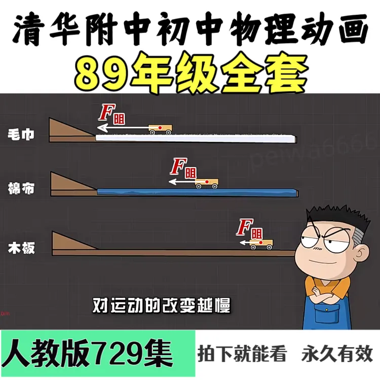 清华附中初中物理启蒙动画全套2024人教版八九年级预复习高清视频