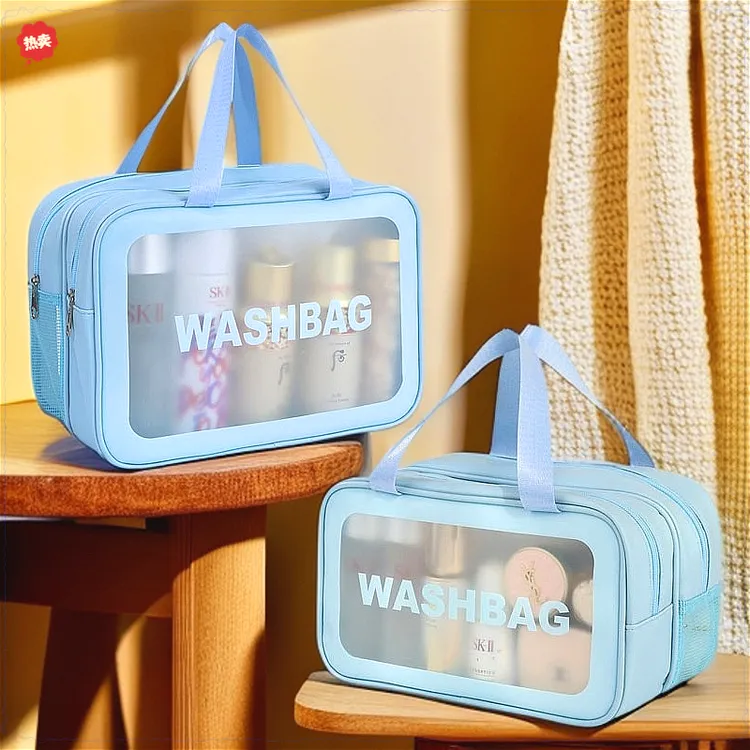 洗漱包防水男士出差旅行游泳洗澡收纳包双层干湿分离女便携化妆包