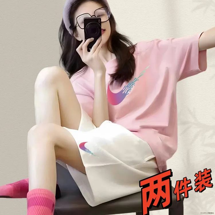 官方授权奥特莱斯旗舰店铺夏季爆款正品情侣时尚运动套装ins咏颖