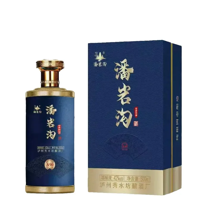 潘岩沟粮食酒  五粮浓香白酒  古法酿造  年份浓香42度41-50度500