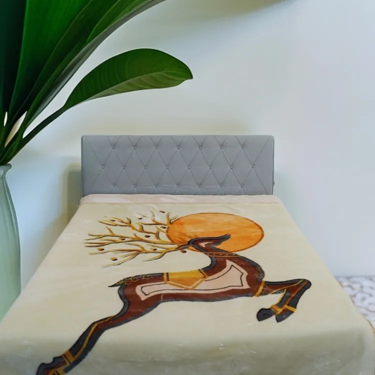 吉祥福禄（200*240CM/3.8KG）-新品上新软动物图案双层家用毛毯