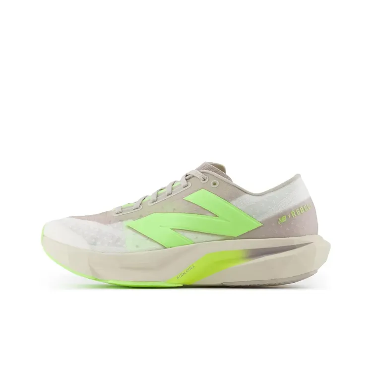 NEW BALANCE Rebel V4 透气轻便回弹低帮跑步鞋男款 灰绿MFCXLUM