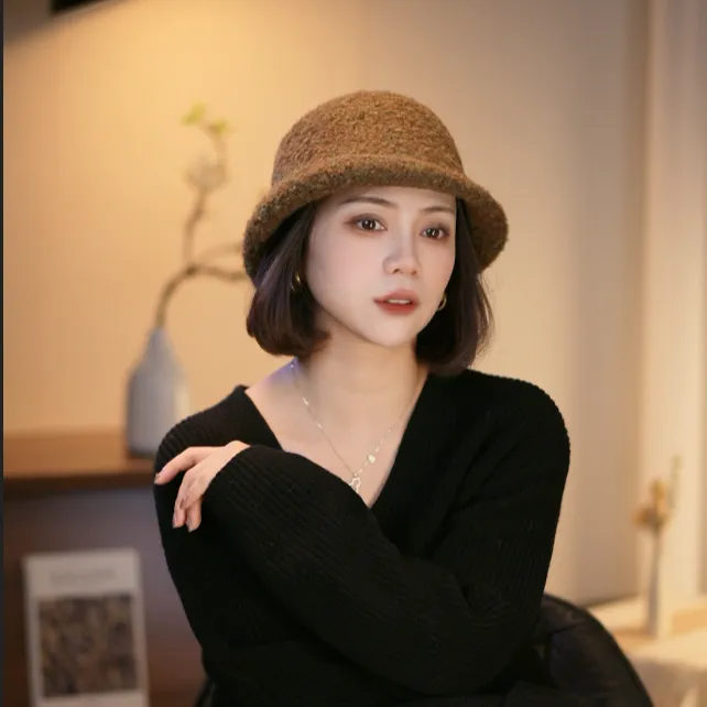 XMAO李小玉 2025 新款  “空气卷边渔夫帽” 赫本风气质礼帽显脸小