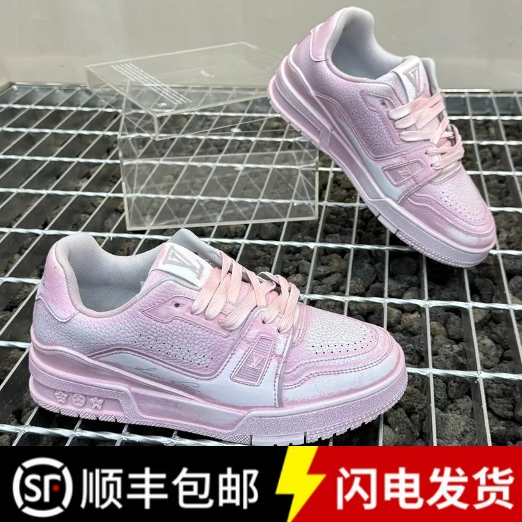 时尚休闲情侣鞋舒适百搭潮流小胖丁男女同款运动青年复古滑板鞋子